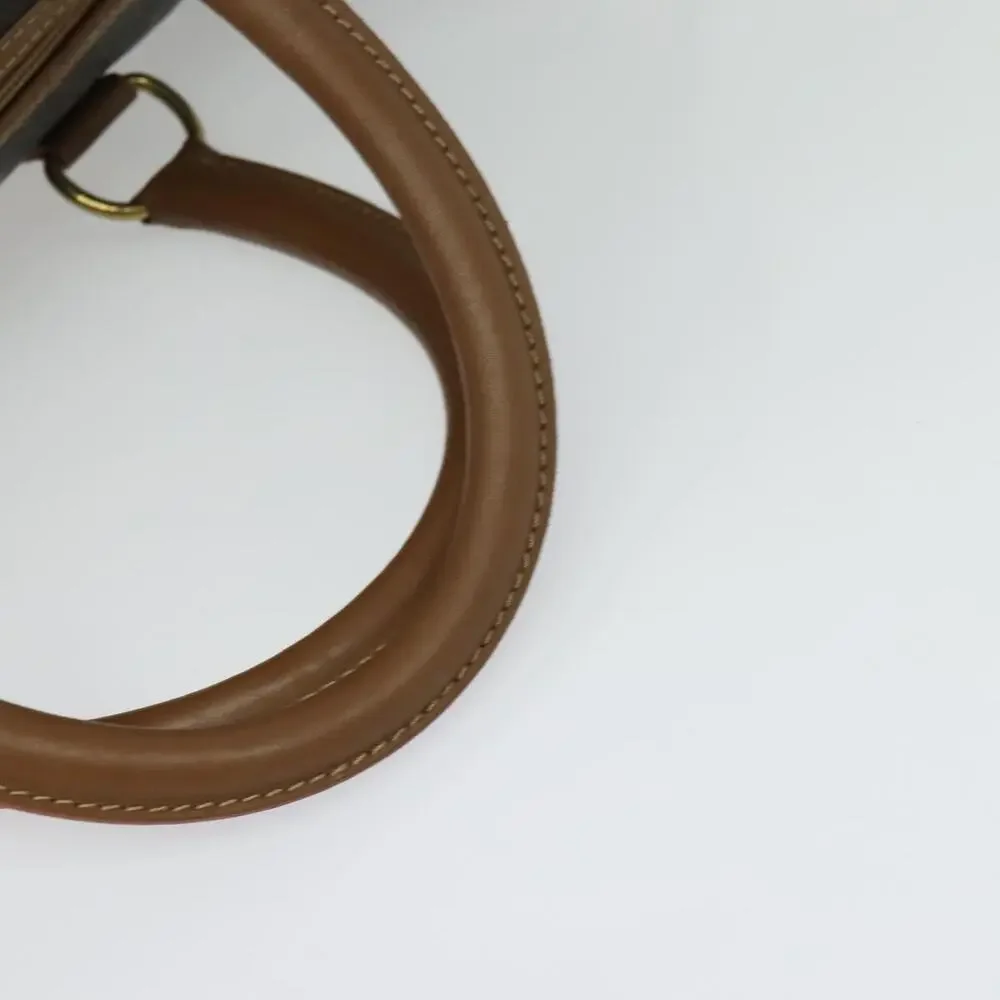 DIOR Honeycomb Canvas Boston Bag Pvc Black Gold